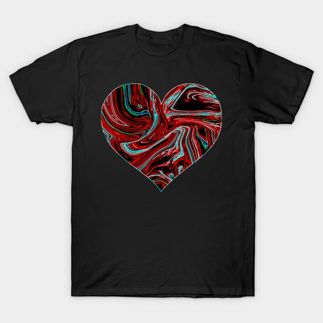 Acid heart T-Shirt by EmeraldWasp